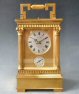 Giant carriage clock, G. Sandoz, Westminster/grande and petite sonnerie on 4 gongs, alarm, circa 1870.